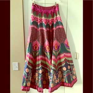 BEAUTIFUL BRIGHT PRINT INDIA SKIRT